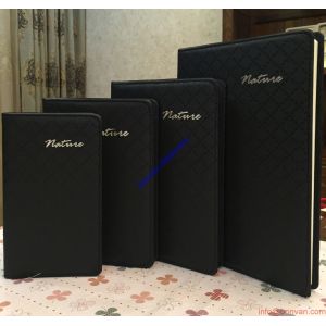 Cheap Sewing Leather Personalized Notebook,customized paper notebook, black notebook for sale