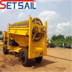 Cheap 460.00cm * 200.00cm * 225.00cm Package Size Diamond Mining Equipment with Gold Drum Screen for sale