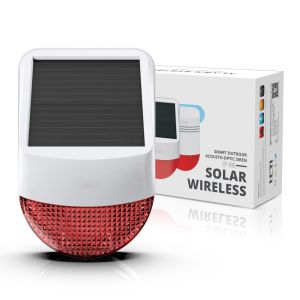 Factory New Design home security Solar Alarm siren for home wireless security