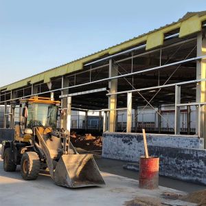 Customized Steel Structure Warehouse with Aluminum Alloy Windows and Sandwich Panel