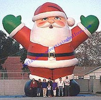 Quality Advertising Custom Durable  Shaped Balloons , Inflatable Large Santa Claus For Christmas Celebration,CHR-1 wholesale