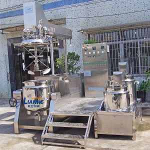 SUS316L Steam Heating Cosmetic Cream Making Machine Mixer 250L