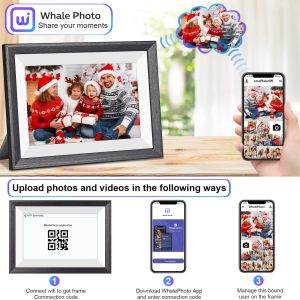 WiFi Smart 10.1 Inch Digital Picture Frame HD 16GB Electronic Picture Frame