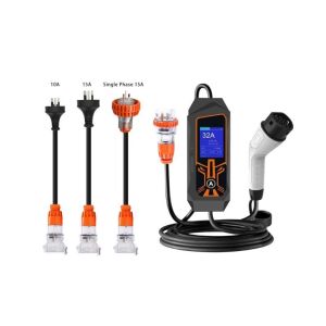 Cheap Portable Electric Vehicle Charger With Type2 Type1 Interchangeable Plug for sale