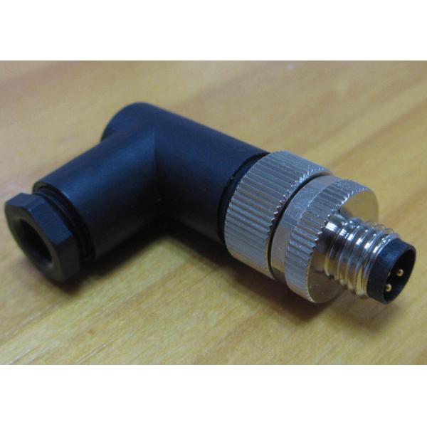 M8 M12 Male 90 Degree Connector Injection Moulding Services For Automatic