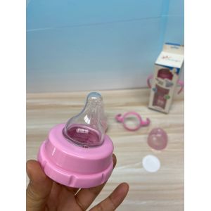 Wide Neck 12oz 330ml Silicone PP Arc Baby Feeding Bottle
