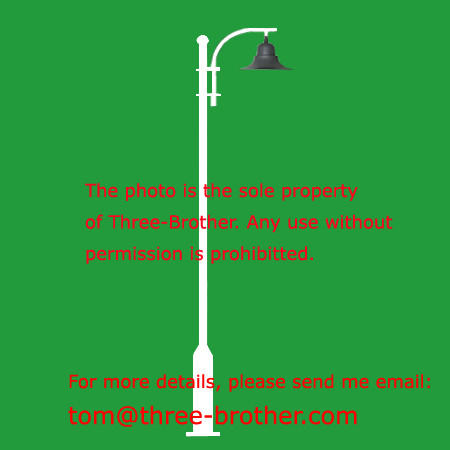 Quality Swaged garden lighting column with 18W LED lamp wholesale