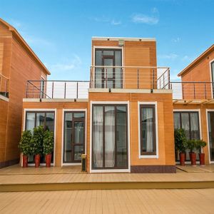 Zontop china Structure Sandwich Panel Container Villa Sentry Box Guard House