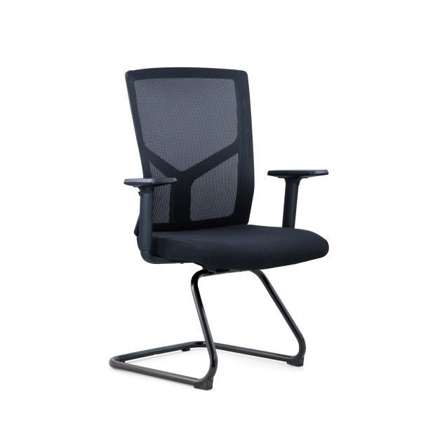 Office Staff Meeting Mesh Chair with Low Back and Adjustable Height Modern Desig