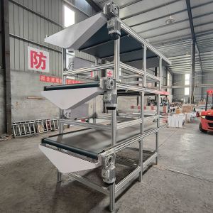 Cheap Easy to Woodworking Machinery Band Conveyor for Furniture Production Line 400W Power for sale