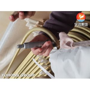 China ASME SB111 C68700 Aluminium Brass U Bend Heat Exchanger Tube on sale