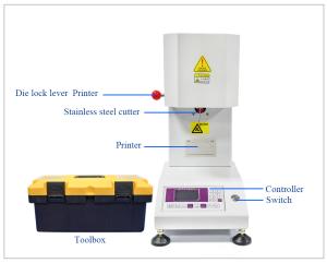 Cheap PP Polypropylene Plastic Testing Equipment Melt Flow Index Tester Instruments For Polymer Testing for sale