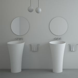 China High Strength Modern Freestanding Bathroom Vanity Scratch Resistant on sale