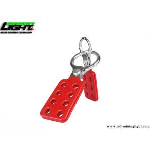 Galvanized Finish 1" Aluminum Lockout Hasp For 8 Padlocks