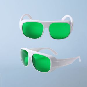 Cheap Protective Safety Eyewear Red Laser Glasses 620 - 700nm DIR LB5 For Red Lasers, Ruby With Frame 52 for sale