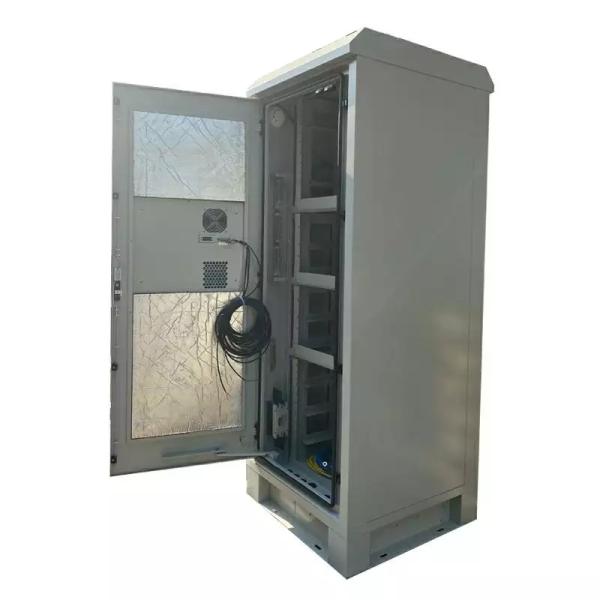 2.1M Double Wall Outdoor Telecom Cabinets 42U Network Cabinet DC48V