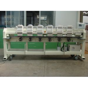 Cheap Flat Bed / Finished Garments / Cap Embroidery Machine 6 Head With Automatic Thread Trimmer for sale