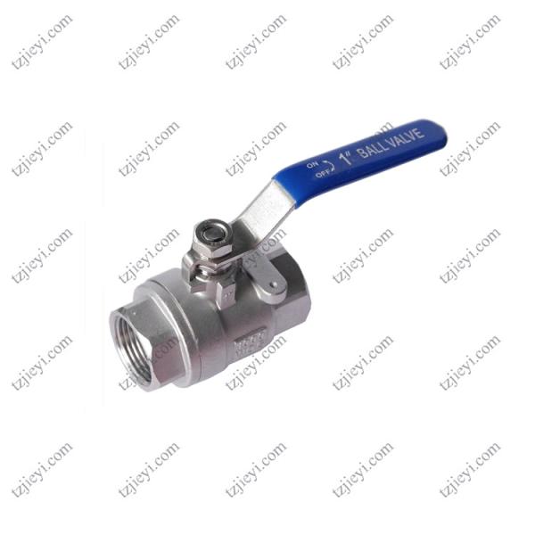 Quality High quality 2 pcs female thread flat lever handle cf8m stainless steel ball valve wholesale