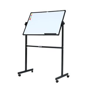 H Style Mobile Magnetic Whiteboard , Rolling Magnetic Dry Erase Board