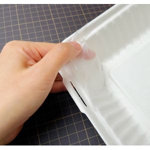 8 Inch Biodegradable Bagasse Tableware Sugarcane Laminated Food Containers