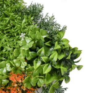 Faux Artificial Flower Grass Wall Panels Decoration Outdoor With High Simulation