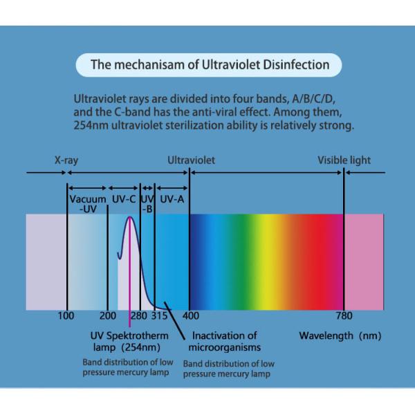Car Portable UV Sterilizer Lamp Germicidal Disinfection Device