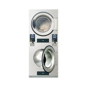 High-Efficiency Double-Deck Self-Service Laundry Dryer - Multi-Language, Remote