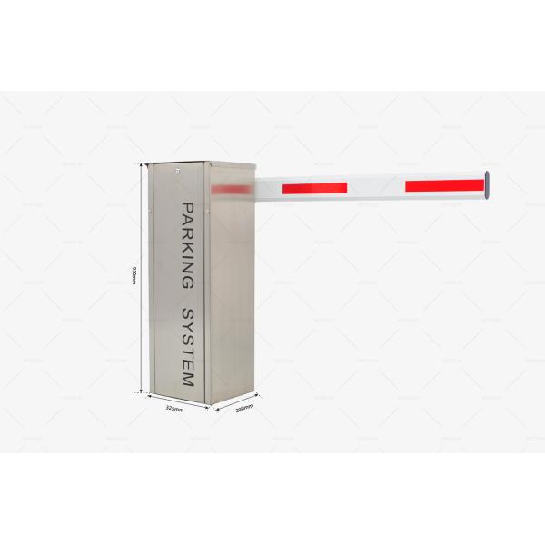304 Stainless Steel Car Park Barrier Gate With Servo Motor For Smart Parking Security