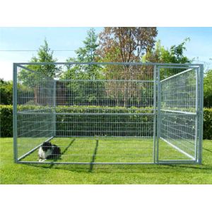 China Zinc Plating Movable Metal Dog Kennel Outside Dog Cages For Large Dogs on sale