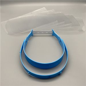 CE Certificate Clear Transparent Anti Fog Face Shield Adjustable Elastic