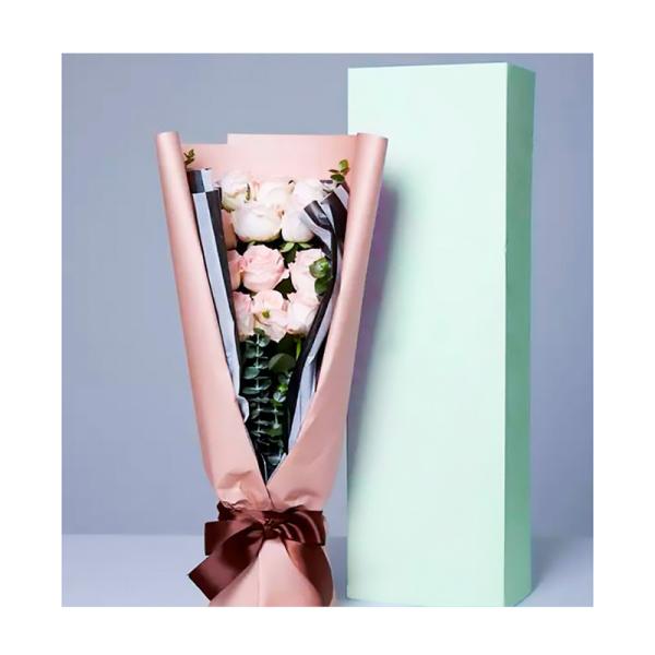 Custom Colour Flower Large Packaging Box For Gift Pretty Simple Design Huge