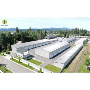 Commercial Office Building Metal Steel Structure Workshop with Sandwich Panel