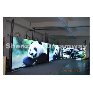 7000 CD/M2 PH6 Outdoor Rental LED Screen SMD2727 1.6mm Thickness PCB 1/4 Scan