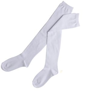 Single-Cylinder knitted custom Over the knee student's socks