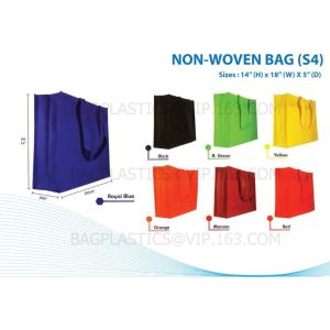 NON WOVEN SHOP BAG, Eco reusable colorful foldable non woven bag,non woven