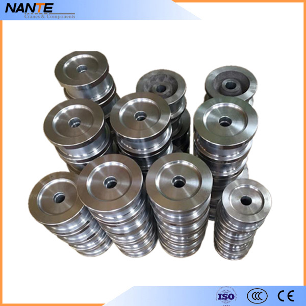 Quality Black Wheel For Single / Double Hollow Shaft End Carriage With Smooth Surface wholesale