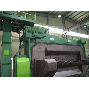China Load 3000kg Wire Rod Shot Blasting Machine Casting Forging Parts Cleaning on sale
