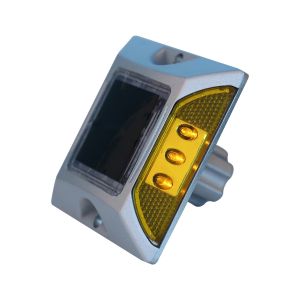Outdoor High Brightness 2V 150MA Solar Road Reflectors , Cat Eye Reflector