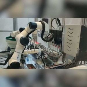 China Robot Electric Gripper PGS-5 Combine With CNC Robot Arm For Pick And Place