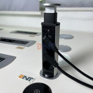 Kitchen Table Use Power Extension kitchen Socket With 3 EU Outlet VSP Panel and