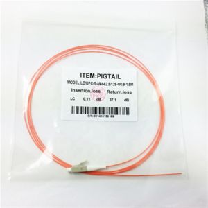 SC /APC LC / UPC Fiber Optic Pigtail 1m 1.5m 9/125 For FTTH FTTB FTTX Network