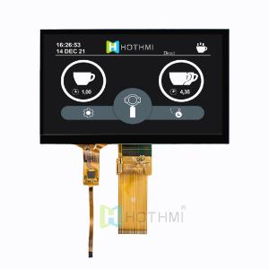 China 7 inch Sunlight Readable TN TFT LCD Display with Capacitive Touch Screen, RGB Interface on sale
