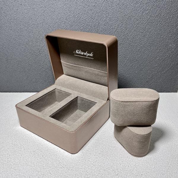 Custom Logo High Quality Luxury Pearl Paper Sigle Watch Gift Paper packaging Box