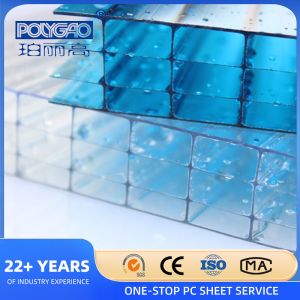 Eco-Friendly Durable Polycarbonate Hollow Sheet with Customized Length for