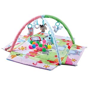 Baby Gym Play Mat for Sensory and Motor Skill Development Language Discovery,