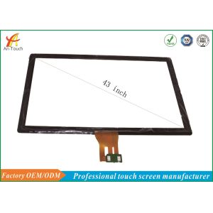 Large Custom Capacitive Touch Panel 43 Inch With ILITEK IC Controller