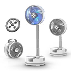 Cheap Socool Fan 20000MAh 9 Modes Stretchable 8h Timing Fan Remote Control Camping Adjustment Desk Mini Fan for sale