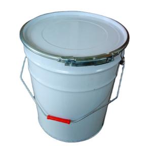 China 18 Liter Round Paint Pail Bucket Chemical White Paint Bucket on sale