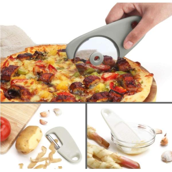 5 Piece Kitchen Gadget tools – Space Saving Cooking Tools/Food Accessories