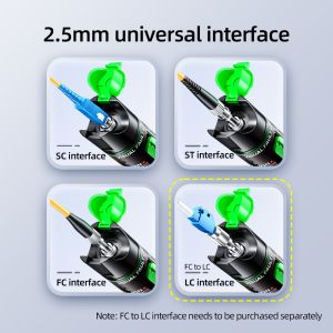 Green Laser Red Laser Fault Tracker For FTTH FTTB FTTX Network With SC/ST/FC
